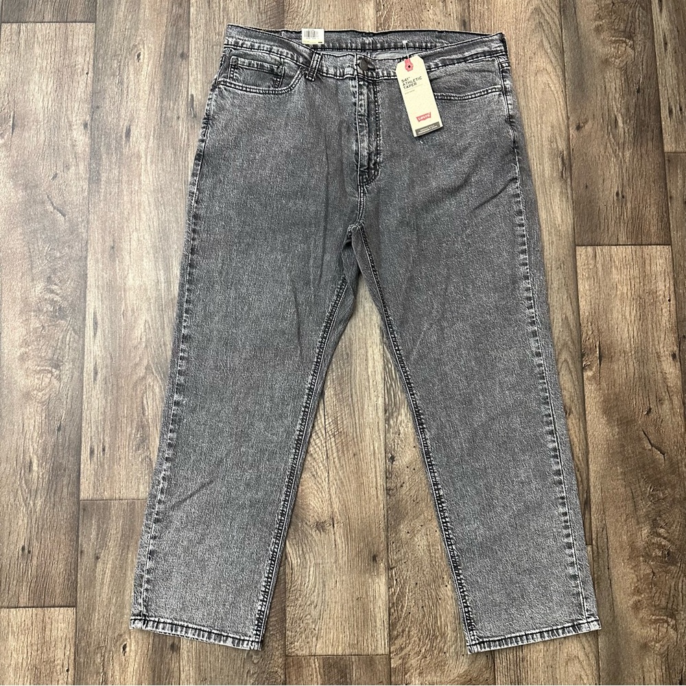 Levi's 541 Athletic Taper Fit Stretch Jeans Men’s Size 38x29 Gray